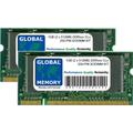 1GB (2 x 512MB) DDR 266/333/400MHz 200-PIN SODIMM MEMORY RAM KIT FOR LAPTOPS/NOTEBOOKS