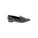 Marc Fisher LTD Flats: Loafers Chunky Heel Casual Black Shoes - Women's Size 6 - Almond Toe