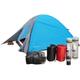 Gr8 Garden 2 Person Camping Starter Set 2 x sleeping bags 2 x Mats 1 x Tent 1 x Lantern