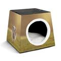 Mini Pig Walking in The Yard at Sunset Funny Warm Pet House Sleeping Nest Pad Bed Removable Forms Pad Comfortable Gift For Dogs Cats