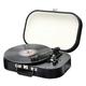 AVIMYA Record Player,Vinyl Record Player 3 Speeds with Built-in Stereo Speakers, Supports USB/Headphone Jack/MP3/Mobile Phones Music Playback,Portable Suitcase Design ShaoSu