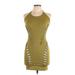 Cocktail Dress - Bodycon: Green Dresses - Women's Size Large