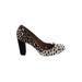 Ann Taylor Heels: Ivory Leopard Print Shoes - Women's Size 6 1/2