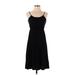 Old Navy Casual Dress - Midi Scoop Neck Sleeveless: Black Solid Dresses - Women's Size X-Small