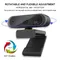 Mini Webcam HD 1080P, caméra rotative réglable, Anti-peeping, autofocus rapide, pour diffusion en