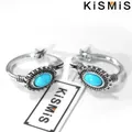 KISMIS-Boucles d'Oreilles Turquoise pour Femme Bijoux Bohème Boucles d'Oreilles de Fiançailles