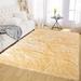 Yellow Rectangle 5' x 7' Area Rug - Everly Quinn Modern Sheepskin Light Area Rugs, Floor Carpets High Pile Chair Cover Sheepskin/ | Wayfair