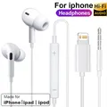 Écouteurs filaires intra-auriculaires pour Apple iPhone 14 Pro Max 13 12 11 Mini X XS Poly