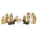 The Holiday Aisle® 11 Piece 8" Gold Fabric Nativity | 14 H x 15 W x 25 D in | Wayfair E4CE37B7A4C74D1784EBA58F9D782643