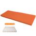 Latitude Run® 2” Thickness Eggshell Foam Massage Breathable 50D High-Resilience Functional Bench Outdoor Cushion in Orange | 2 H x 65 W x 33 D in | Wayfair