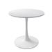 Wrought Studio™ 42"Modern Round Dining Table w/ Round MDF Table Top, Metal Base Dining Table | 29.33 H x 32 W x 32 D in | Wayfair