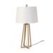 Mercer41 Thesda Metal Table Lamp Linen/Metal in Yellow | 29 H x 15 W x 15 D in | Wayfair F6AC4CE91B074FDE831B38866C86F9AE