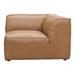 FORM CORNER CHAIR SONORAN TAN LEATHER - Moe's Home Collection XQ-1001-40