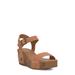 Adario Ankle Strap Platform Wedge Sandal