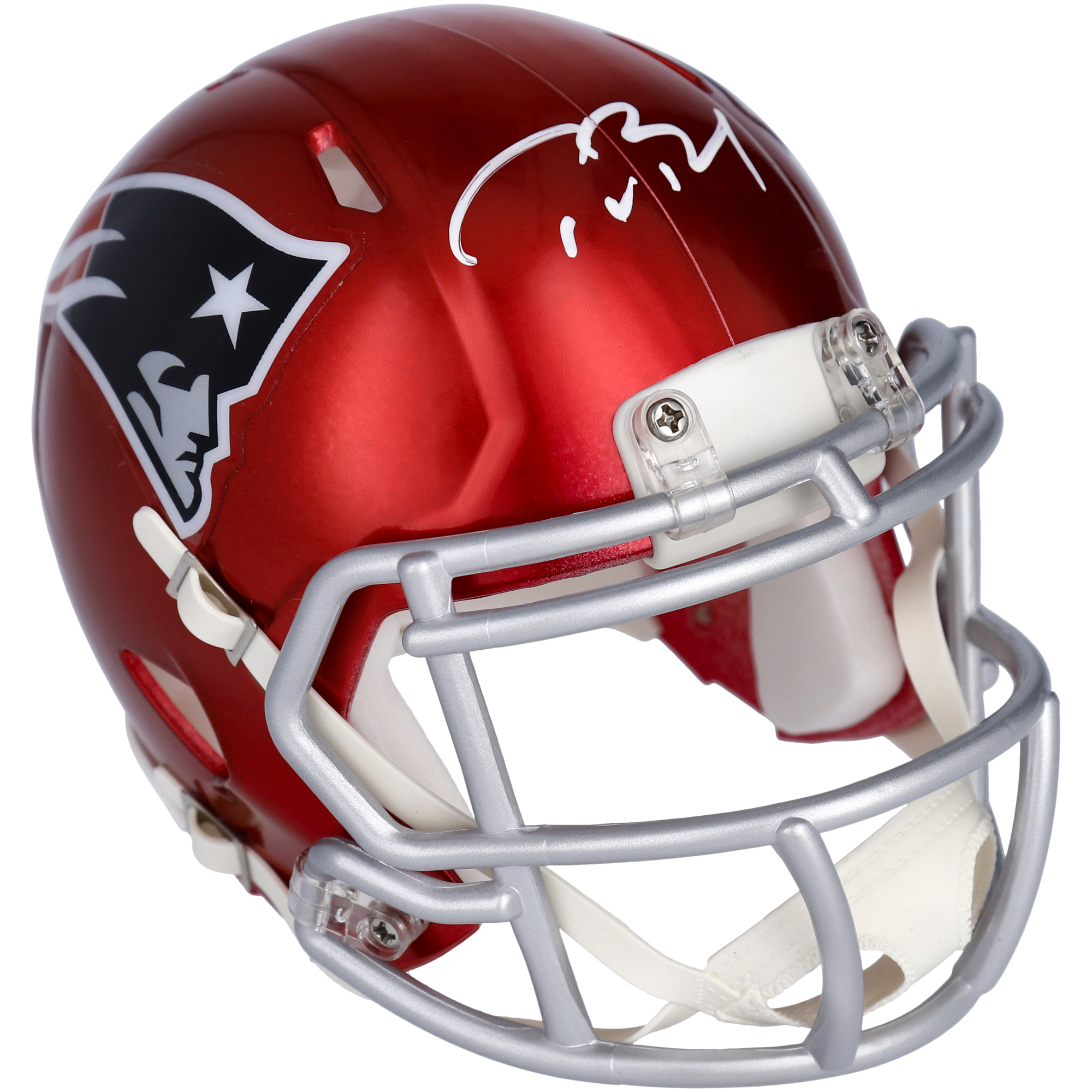 New England Patriots Tom Brady New England Patriots signierter Riddell Flash Speed Mini-Helm Image