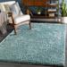 Mark&Day Area Rugs 12x15 Cambrai Modern Aqua Area Rug (12 x 15 )