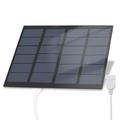 Htovila 1.5W Portable Solar Waterproof Solar Panel for Camping with USB Interface for Charging Mobile Phones Power Banks Fans