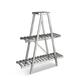 Fionafurn 3-Tier 42 Ladder Shelf Bookshelf Bookcase Storage Display Plant Leaning Shelf White