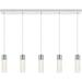 3.5W 5 Led Pendant in Modern Style-8.8 inches Tall and 4.72 inches Wide-Chrome Finish Bailey Street Home 390-Bel-5048084