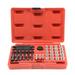 Walmeck Repair equipment Tool Set Tool Head Kit 33PCS Tool Kit Tap Insert Restorer Kit Tap Head Tap / Set Kit Tool / Restore Tool Kit Steel Tool Tap / Restore Insert Driver Pin 33PCS Kit Steel