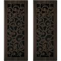 RG3366 4 X 12-Inch Wonderland Decorative Floor Register Oil Rubbed Bronze 2 Pack