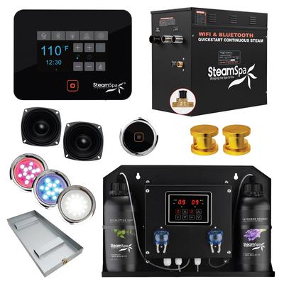 SteamSpa BKT1200-ADP Black Series WiFi and Bluetooth 12KW Quickstart