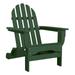 DuroGreen Folding Adirondack Chair Made with All-Weather Tangentwood Oversized High End Patio Furniture for Porch Lawn Deck or Fire Pit No Maintenance USA Made Forest Green