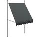 Outsunny 6.5 x 4 Freestanding Retractable Awning Non-Screw Dark Gray