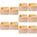 10 PCS Sake Wooden Cup Wine Glasses Sake Photography Prop Soju Glass Sake Cups Square Sake Cup