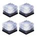 Solar Outdoor Lights Solar Ground Lights Solar Brick Lights Solar Landscape Lights for Garden Patio Walkway Driveway Deck Decorationsï¼ŒWhite1.23cp