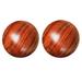 2Pcs Wooden Balls Lacrosse Balls Hand Balls Feet Roller for Deep Tissue Acupresssure Recovery