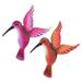 2 Pcs Ornament Home Decor House Decorations for Home Metal Wall Decor Bird Home Adornment Creative Bird Decor Wall Decoration The Bird Iron