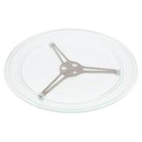 Microwave Turntable 1 Set Microwave Oven Glass Turntable Oven Tray Replacement with Support Stand