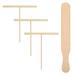 ATriss Crepe Spreader And Spatula Kit Topbathy 4Pcs Wooden Crepe Spatula Spreader Wooden Spatula Set Beechwood Pancake Tortilla Maker Tools