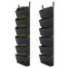 Htovila Grow Bags Planter 42 x Breathable Wall Planter Wall Breathable Wall 6 Flower Planter Wall Planter 42 Planter Wall Breathable x 12 Inch 42 x 12 Planter Box 6 ZDHF