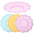 Oahisha Egg Container 4Pcs Egg Holder Trays Premium Egg Holders Plastic Egg Holders (Random Color)