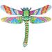 Metal Dragonfly Wall Art Craft Decoration Living Room Bedroom Patio Wall Decoration