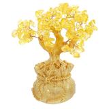 Crystal Money Tree Bonsai Fortune Money Tree Fortune Tree for Office Decors