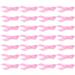 100 Pcs Decor Breast Cancer Awareness Jewelry Removable Breast Ribbons Publicity Supply Breast Cancer Ribbon Portable Ribbon Pin Pink Ribbon Delicate Polyester Miss