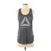 Reebok Active Tank Top: Gray Activewear - Women's Size Medium