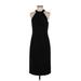 Julia Jordan Cocktail Dress - Sheath: Black Solid Dresses - Women's Size 4