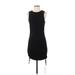 Divided by H&M Casual Dress - Bodycon: Black Solid Dresses - Women's Size Small