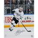 Anze Kopitar Los Angeles Kings Autographed 16" x 20" White Alternate Jersey with Puck Photograph