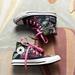 Converse Shoes | Converse Women’s Hi Fuchsia Glow High Top Sneakers Size 5 | Color: Green/Pink | Size: 5