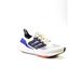 Adidas Shoes | Adidas Womens Ultra Boost 21 Knit Running Sneakers Wonder White Blue Size 9.5 | Color: White | Size: 9.5