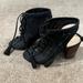 Jessica Simpson Shoes | Lace Up Block Heel Sandals | Color: Black | Size: 6