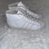 Adidas Shoes | Adidas Pro Model. Classic Adidas 80s. High Top Adidas. | Color: White | Size: 11.5