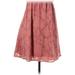 Shein Casual Dress - Fit & Flare Strapless Long sleeves: Pink Print Dresses - Women's Size Large