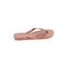 Havaianas Flip Flops: Pink Solid Shoes - Women's Size 11 - Open Toe