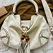 Gucci Bags | Gucci Babushka Hobo Handbag Excellent Condition Ivory Leather | Color: Cream | Size: Os
